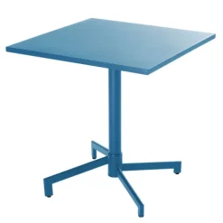 Quadratischer Bistro-Gartentisch mit klappbarer Tischplatte 70 x 70 x 72 cm - Oviala