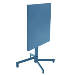 Quadratischer Bistro-Gartentisch mit klappbarer Tischplatte 70 x 70 x 72 cm - Oviala