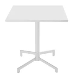 Quadratischer Bistro-Gartentisch mit klappbarer Tischplatte 70 x 70 x 72 cm - Oviala