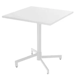 Quadratischer Bistro-Gartentisch mit klappbarer Tischplatte 70 x 70 x 72 cm - Oviala