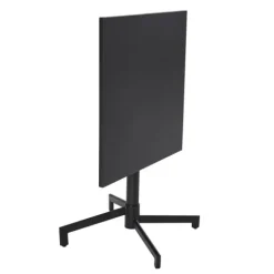 Quadratischer Bistro-Gartentisch mit klappbarer Tischplatte 70 x 70 x 72 cm - Oviala