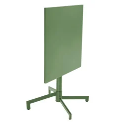 Quadratischer Bistro-Gartentisch mit klappbarer Tischplatte 70 x 70 x 72 cm - Oviala