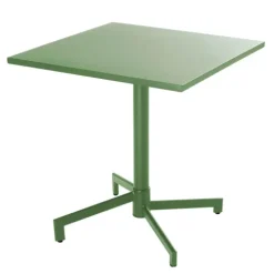Quadratischer Bistro-Gartentisch mit klappbarer Tischplatte 70 x 70 x 72 cm - Oviala