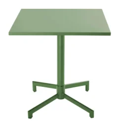 Quadratischer Bistro-Gartentisch mit klappbarer Tischplatte 70 x 70 x 72 cm - Oviala