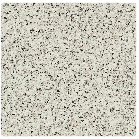 Quadratischer neigbarer Gartenbistrotisch 60 cm 4 Sitzplätze Terrazzo - Oviala