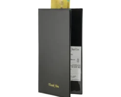 Rechnungsmappe Basic schwarz 13x23 cm