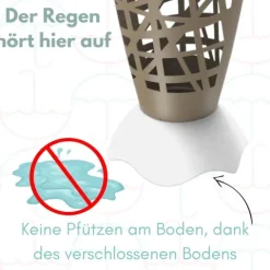 Regenschirmständer Schirmständer Regenschirm Ständer Kunststoff Schirmhalter Regenschirmhalter Rund Schirmaufbewahrung Regenschirmkorb Regenschirm Halter Gehstockhalter