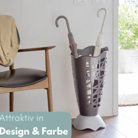 Regenschirmständer Schirmständer Regenschirm Ständer Kunststoff Schirmhalter Regenschirmhalter Rund Schirmaufbewahrung Regenschirmkorb Regenschirm Halter Gehstockhalter