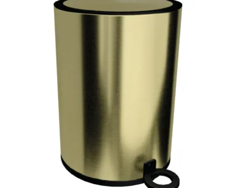 REIKA Kosmetikeimer SAKU light gold gebürstet