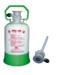Reinigungsbehälter für Zapfanlagen 5L (Fitting zur Auswahl), Korb