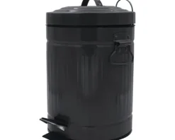 RIDDER Treteimer Pumba 5 l schwarz matt 2149610