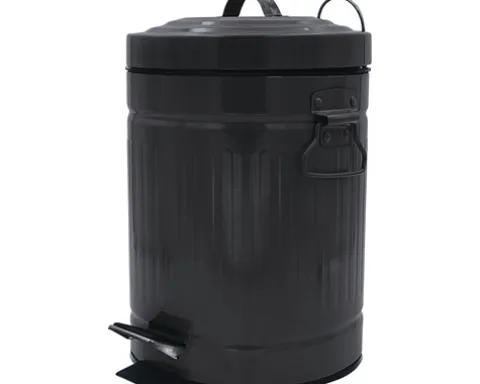 RIDDER Treteimer Pumba 5 l schwarz matt 2149610