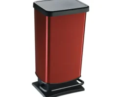 Rotho Treteimer Kunststoff PASO 40 l rot
