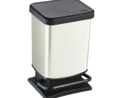 Rotho Treteimer Kunststoff PASO 20 Liter weiß