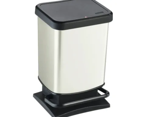 Rotho Treteimer Kunststoff PASO 20 Liter weiß