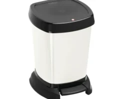 Rotho Treteimer Kunststoff PASO 6 Liter weiß