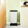 Rotho Treteimer PASO 40 Liter silber metallic