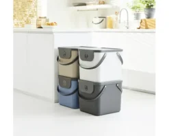 Rotho Wertstoffsammler ALBULA 40 l cappuccino