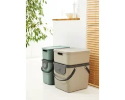 Rotho Wertstoffsammler ALBULA 40 l cappuccino