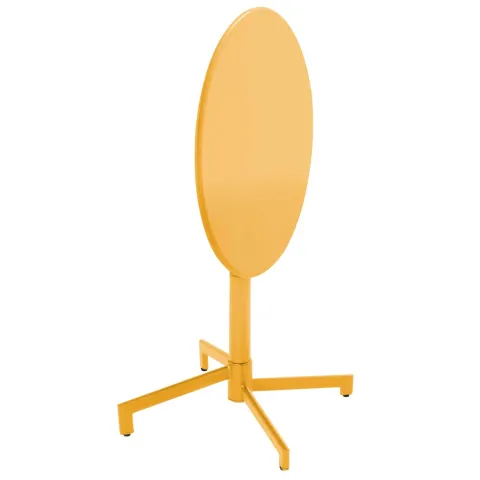 Runder Bistro-Gartentisch mit klappbarer Tischplatte 70 x 72 cm - Oviala