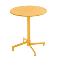Runder Bistro-Gartentisch mit klappbarer Tischplatte 70 x 72 cm - Oviala