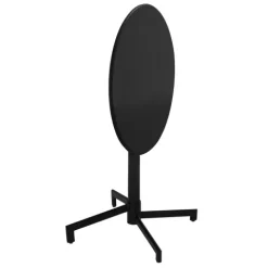 Runder Bistro-Gartentisch mit klappbarer Tischplatte 70 x 72 cm - Oviala