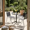 Runder Bistro-Gartentisch mit klappbarer Tischplatte 70 x 72 cm - Oviala