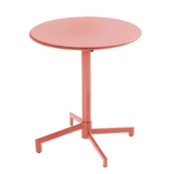 Runder Bistro-Gartentisch mit klappbarer Tischplatte 70 x 72 cm - Oviala