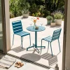 Runder Bistro-Gartentisch mit klappbarer Tischplatte 70 x 72 cm - Oviala