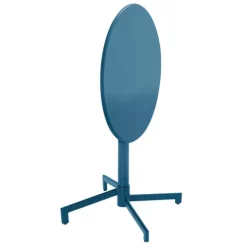 Runder Bistro-Gartentisch mit klappbarer Tischplatte 70 x 72 cm - Oviala