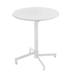 Runder Bistro-Gartentisch mit klappbarer Tischplatte 70 x 72 cm - Oviala