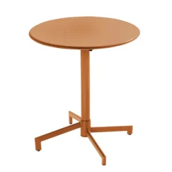 Runder Bistro-Gartentisch mit klappbarer Tischplatte 70 x 72 cm - Oviala