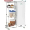 Sammelwagen Wenko Slim chrom mit abnehmbaren Sack