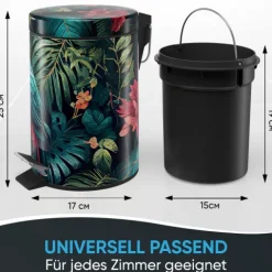 Sanilo Kosmetikeimer 3L mit Absenkautomatik Exotic