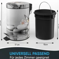 Sanilo Kosmetikeimer 3L mit Absenkautomatik Vanesa