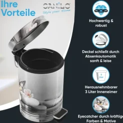 Sanilo Kosmetikeimer 3L mit Absenkautomatik Vanesa