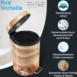 Sanilo Kosmetikeimer 3L mit Absenkautomatik Sanibel