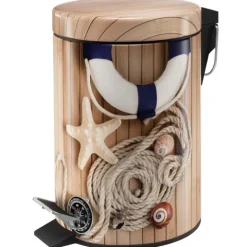 Sanilo Kosmetikeimer 3L mit Absenkautomatik Maritime