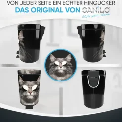 Sanilo Kosmetikeimer 3L mit Absenkautomatik Cool Cat