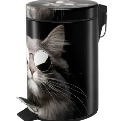 Sanilo Kosmetikeimer 3L mit Absenkautomatik Cool Cat