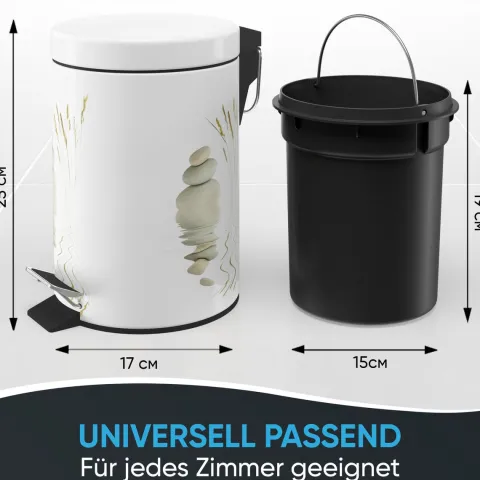 Sanilo Kosmetikeimer 3L mit Absenkautomatik Balance