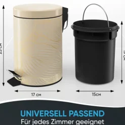 Sanilo Kosmetikeimer 3L mit Absenkautomatik Hosta