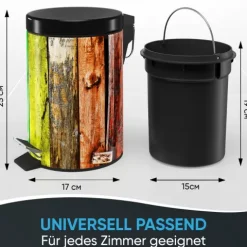 Sanilo Kosmetikeimer 3L mit Absenkautomatik Rainbow