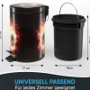 Sanilo Kosmetikeimer 3L mit Absenkautomatik Totenkopf in Flammen