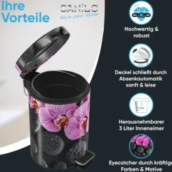 Sanilo Kosmetikeimer 3L mit Absenkautomatik Madeira