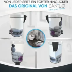 Sanilo Kosmetikeimer 3L mit Absenkautomatik Energy Stones