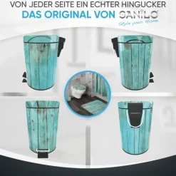 Sanilo Kosmetikeimer 3L mit Absenkautomatik Lumber