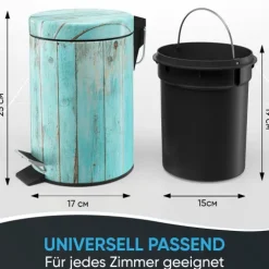 Sanilo Kosmetikeimer 3L mit Absenkautomatik Lumber