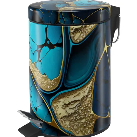 Sanilo Kosmetikeimer Marmor Cobalt
