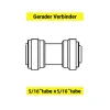 Schlauchverbinder - Gerader Verbinder 5/16
